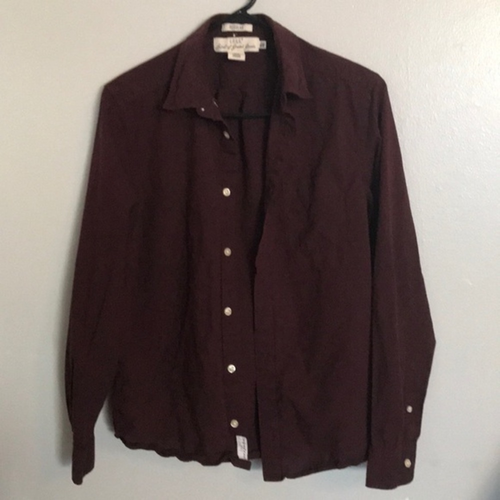 L.O.G.G. Size small, Burgundy dress shirt
